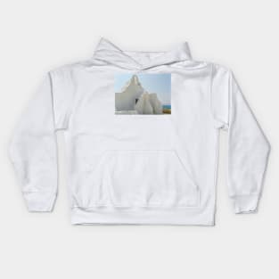 Church of Panagia Paraportiani, Mykonos Kids Hoodie